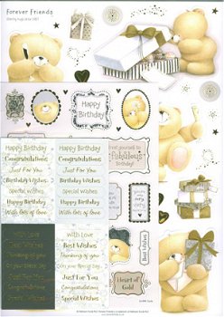 Forever Friends Special Occasion card making kit - Black&Gold FFS 105200 - 2
