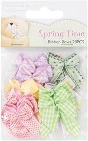 Forever Friends Ribbon Bows (20pcs) - Spring Time FFS 367201 - 0