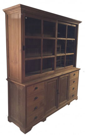 Buffetkast Wageningen teak 200 x 50/40 x 220cm - nr. 1