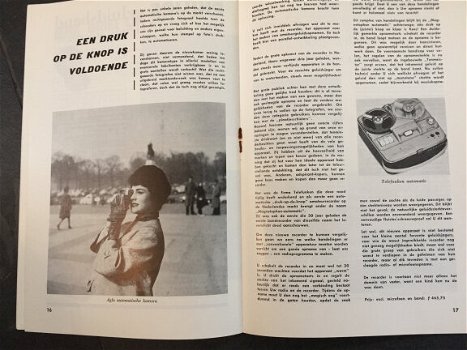 Antiek BANDOPNAME recorders magazine boekje 1962 (D274) - 4
