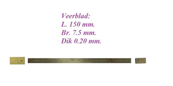 === Slingerveer Friese staartklok = 31117 B - nr. 1