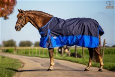 Nieuw Profi-Rider Regendeken Fleece Gevoerd Blauw 135 tm 215