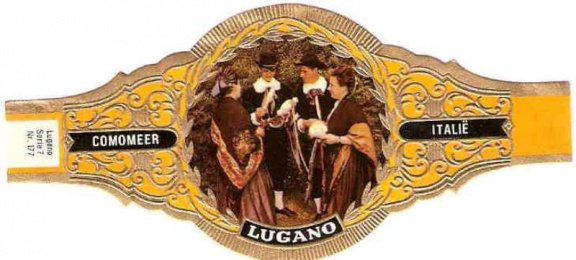 Sigarenbanden - Lugano Serie 7 nr 177 & Serie 2 nr 62 - 1