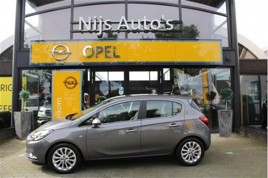 Opel Corsa - 1.0i Turbo Cosmo 5-drs pdc / lm / half leder - 1