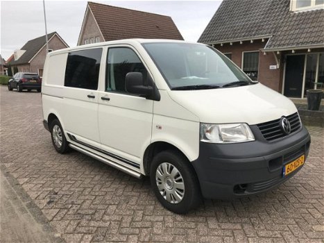 Volkswagen Transporter - 2.5 TDI 300 Trendline DC Marge 2-Schuifd. Airco Cruise - 1