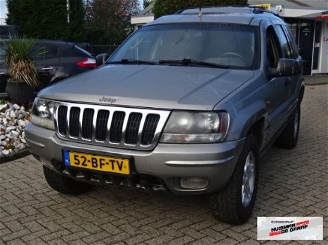 Jeep Grand Cherokee - 2.7 CRD High Roof 2002 Youngtimer Grijs kenteken AIRCO - 1