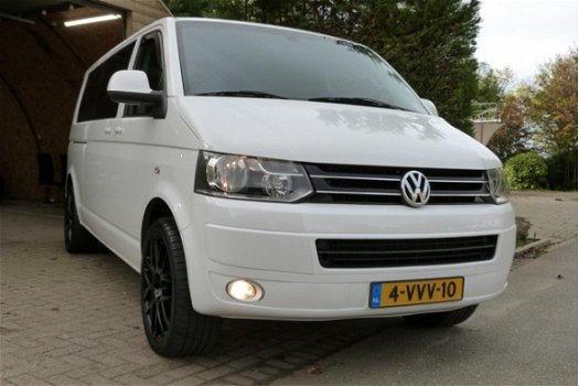 Volkswagen Transporter - 2.0 TDI L2H1 DC Comfortline #MARGE #FULL OPTION LEDER SCHUIFDAK ETC ETC ETC - 1