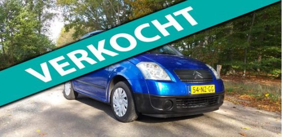 Citroën C2 - 1.1i Séduction ✓stuurbekrachtiging ✓Nieuwe APK ✓2e eigenaar - 1