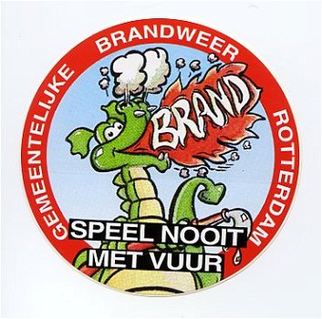 Y027 Brandweer Rotterdam / Sticker Feuerwehr - 1