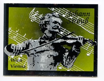 Y029 Johann Strauss Wien / Sticker / Oostenrijk - 1