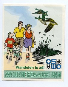 Y032 Avondvierdaagse 1994 / Sticker.