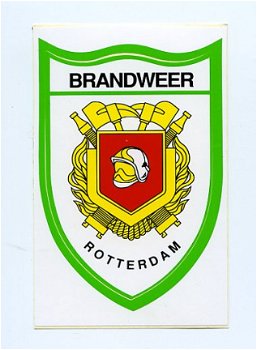 Y038 Brandweer Rotterdam / Sticker Feuerwehr - 1