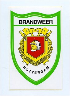 Y038 Brandweer Rotterdam / Sticker Feuerwehr