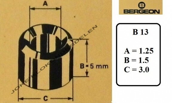 Bergeon bouchons = B 13 = 30972 - Afbeelding 2