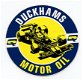 Y077 Duckhams Motor Oil / Sticker met afbeelding van raceauto - 1 - Thumbnail