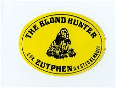 Y079 The Blond Hunter Zutphen / Sticker hond