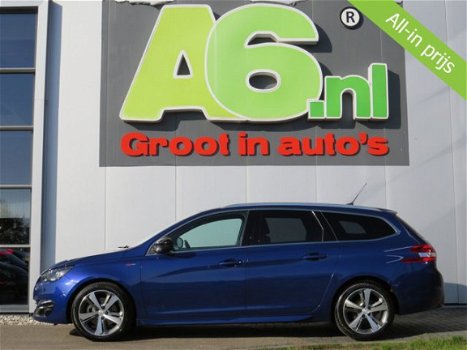 Peugeot 308 - 2.0 BlueHDi Blue Lease GT-line Denon Audio Achteruitrijcamera Leder/Alcantara Panorama - 1