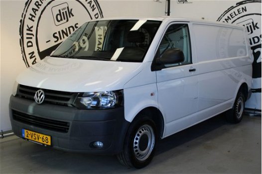 Volkswagen Transporter - 2.0 TDI L2H1 140 PK Trendline LANG AIRCO TREKHAAK DEUREN ACHTER CRUISE CONT - 1