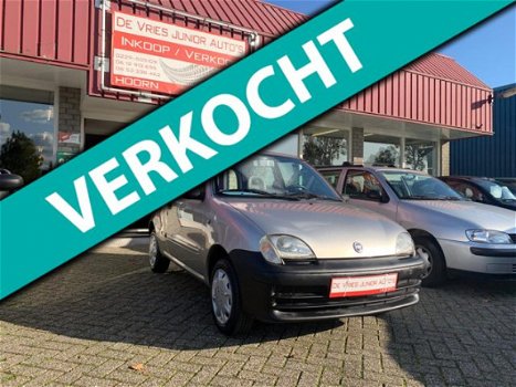 Fiat Seicento - 1.1 S Zeer zuinig, wegenbelasting slecht € 13, - p/m en stuurbekr - 1