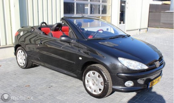 Peugeot 206 CC - 1.6-16V, AUTOMAAT, l BJR 2004, Zwart, Bi COLOR Leder - 1