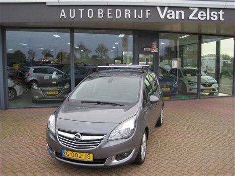 Opel Meriva - 1.4 Turbo*AUTOMAAT*NAVIGATIE*CRUISE CONTROL*AIRCO*ACHTERUITRIJCAMERA* PARKEERHULP VOOR - 1