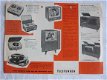 Antieke TELEFUNKEN buizenradio TV / grammofoon folder 1957 (D127) - 2 - Thumbnail