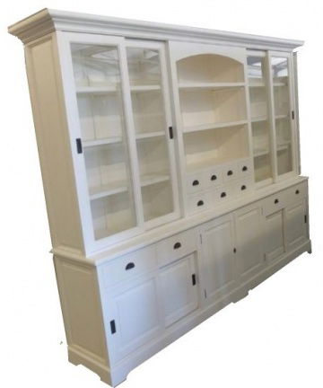Buffetkast Driel white wash 300 x 50/40 x 230cm - nr. 1