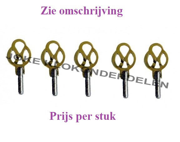 = Zakhorloge sleuteltjes = zie omschrijving = 34663 - nr. 1