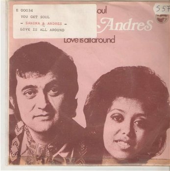 singel Sandra & Andres - You get soul / Love is all around - 1