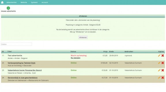 Marktplaats Script inclusief betaalmodule aangeboden tegen krankzinnig lage prijs - 3