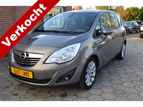 Opel Meriva - 1.4 Turbo Cosmo 1e eigenaar 2012 44.000 km abs airco cruise control leer velgen radio - 1