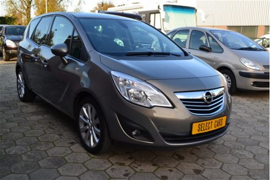 Opel Meriva - 1.4 Turbo Cosmo 1e eigenaar 2012 44.000 km abs airco cruise control leer velgen radio - 1