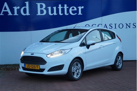 Ford Fiesta - 1.0 EcoBoost Style 101pk; Automaat+Camera+Navigatie+LMV=TOP - 1