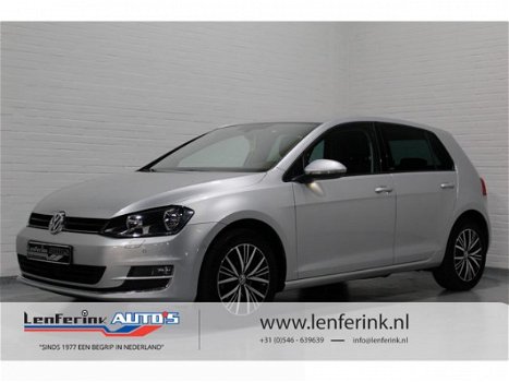 Volkswagen Golf - 1.6 TDI 110 pk DSG Automaat 5 Drs Navi, Adapt. Cruise, Airco ECC, PDC V+A - 1