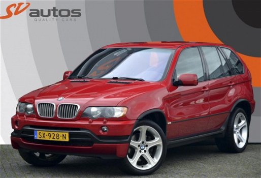 BMW X5 - 4.6is 347pk X5m Youngtimer Leder Navi Xenon Imolarott - 1