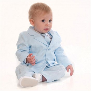 Doop deken doopdeken doopkleed prince wit blauw - 8