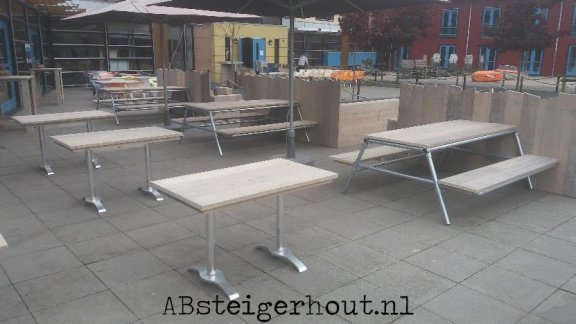 Banken en hoekbank ideaal voor horeca en terras! Terrasmeubels - 7