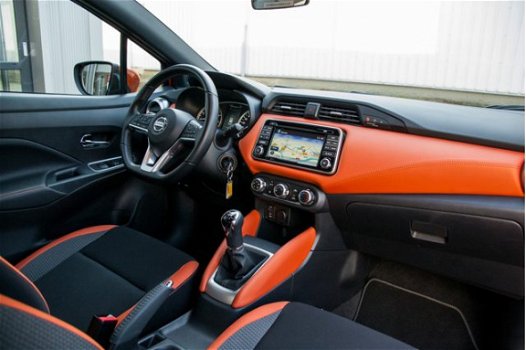 Nissan Micra - 90pk IG-T Acenta Tech Pack Orange interior pack | BOSE audio | Navi | Rijklaar incl. - 1