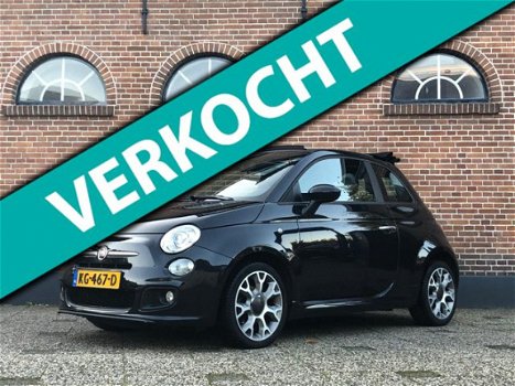 Fiat 500 C - 0.9 TwinAir Rock Sport Cabrio Softtop Leder Xenon - 1