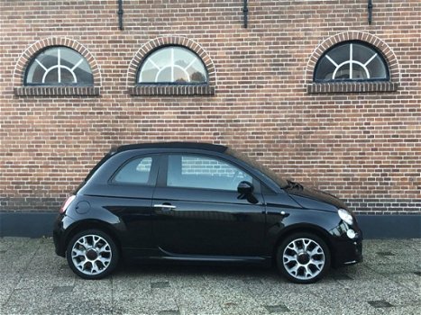 Fiat 500 C - 0.9 TwinAir Rock Sport Cabrio Softtop Leder Xenon - 1