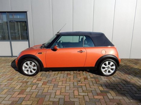 Mini Mini Cabrio - 1.6 Cooper Pepper Airco Vol Leer Stoelverw 145000km - 1