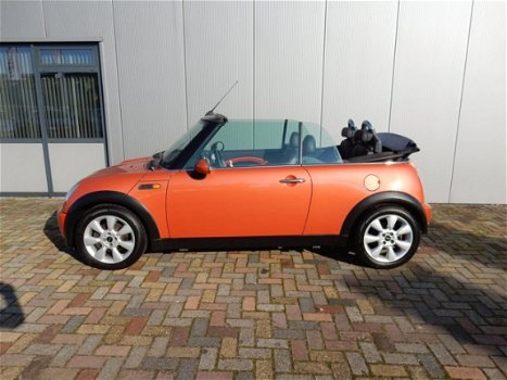 Mini Mini Cabrio - 1.6 Cooper Pepper Airco Vol Leer Stoelverw 145000km - 1