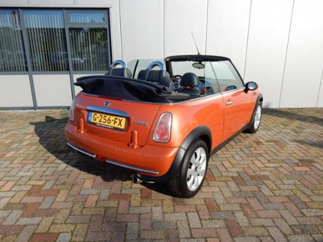 Mini Mini Cabrio - 1.6 Cooper Pepper Airco Vol Leer Stoelverw 145000km - 1