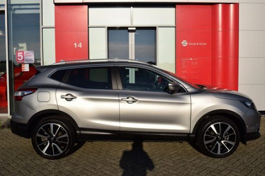 Nissan Qashqai - 1.2 Tekna + Glassroof AUTOMAAT 116PK 100% Onderhouden| 1e Eigenaar | PDC voor & ach - 1