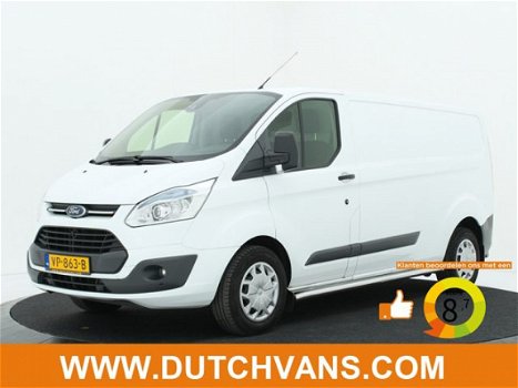 Ford Transit Custom - 2.2TDCI 125PK Lang Airco/Cruisecontrol/Navigatie/Trekhaak - 1