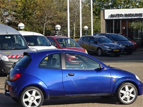 Ford Ka - 1.6 Sport Ka, bj.2004, blauw metallic, APK tot 10/2020, sportvelgen, NAP met 136777 km.zee - 1