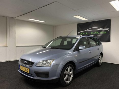 Ford Focus Wagon - 1.6-16V Trend 2007 Blauw AIRCO / APK 2020 / NAP - 1