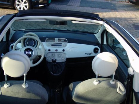 Fiat 500 C - 0.9 TwinAir Airco half/leer cabrio - 1