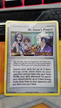 Mr. Stone's Project 77/101 (reverse) Ex Dragon Frontiers nm - 0