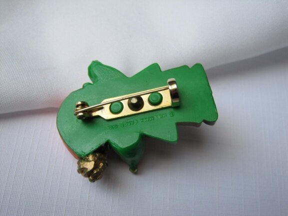 Broche Hallmark jongen met trommel 4.0x3.3 cm - Afbeelding 3